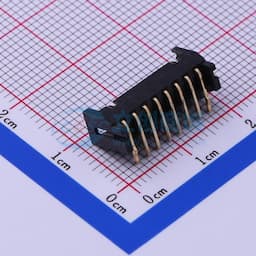 黑色 1x8P 间距:2mm 弯插【插件】缩略图