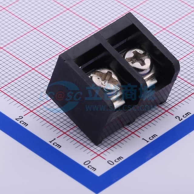 9.5mm 1x2P 每排P数:2 排数:1 直针 边脚【栅栏】实物图