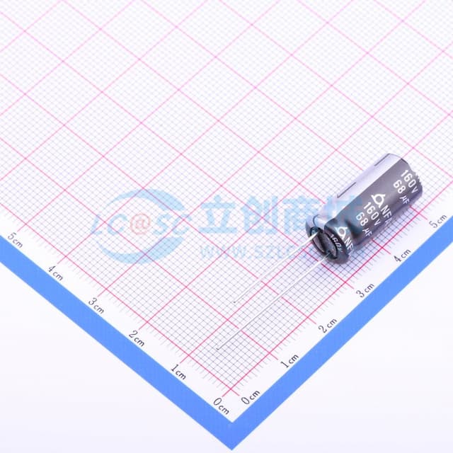 68uF ±20% 160V 【引线】实物图