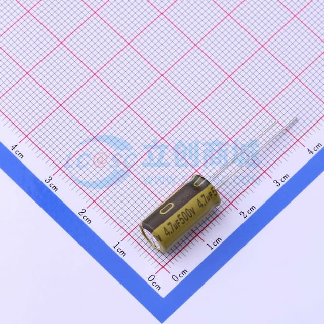 4.7uF ±20% 500V 【插件】实物图
