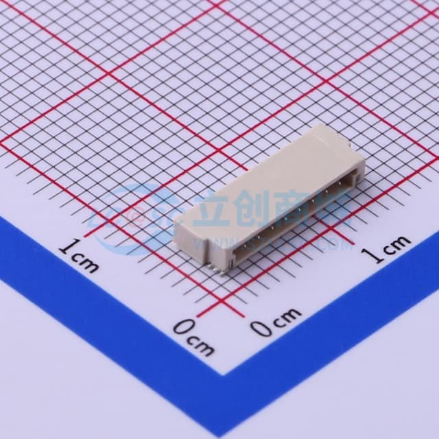 1x8P 间距:1.25mm 卧贴实物图