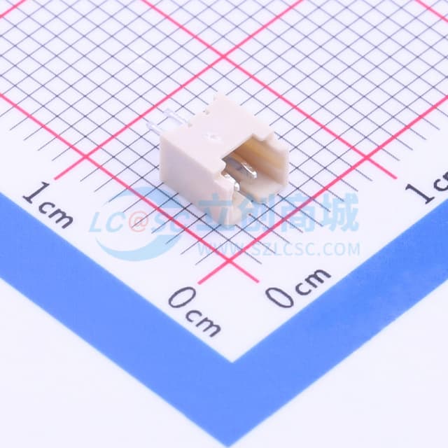 间距:1.25mm 1x2P【插件】实物图