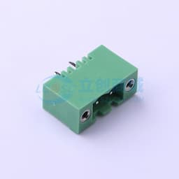 螺丝固定 1x2P 5.08mm 排数:1 每排P数:2 【插拔】缩略图