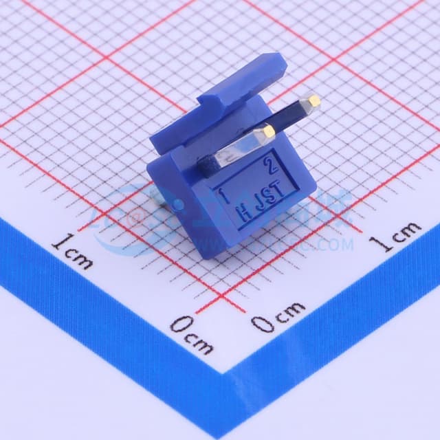 1x2P 间距:3.96mm 直插 系列:VH 【插件】实物图