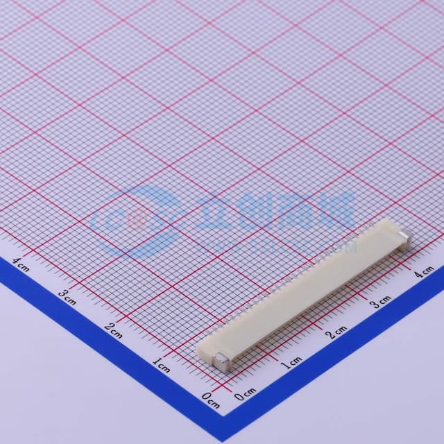 1x30P 间距:1.25mm 卧贴实物图