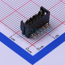 黑色 1x6P 间距:2mm 弯插【插件】缩略图