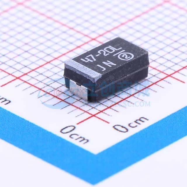 47uF ±10% 20V实物图