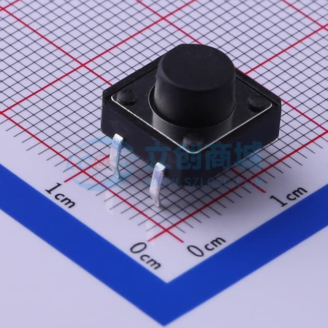 12*12*7mm 直插 轻触开关 【轻触】实物图