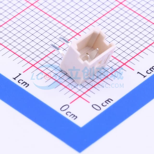 1x2P 间距:2mm 弯插 【插件】实物图