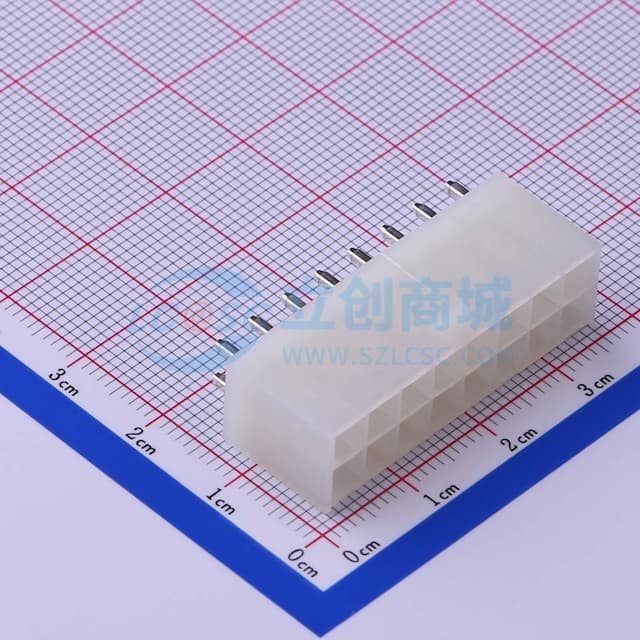 2x8P 间距:4.2mm 直插 【插件】实物图