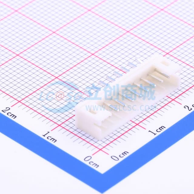 1x10P 间距:2mm 直插 系列:PH 【插件】实物图