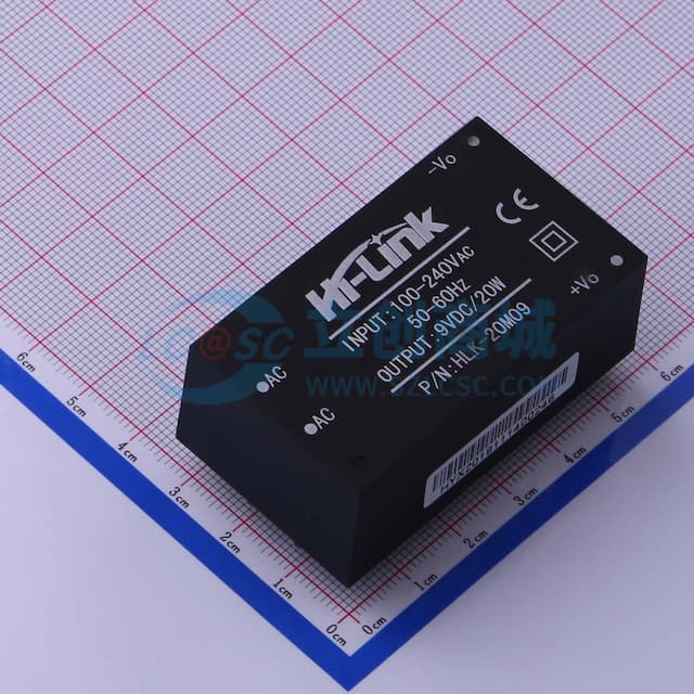 20W超小型AC-DC模块电源 【插件】实物图