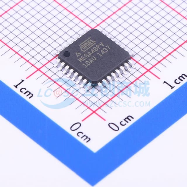 ATMEGA48PV-10AU实物图