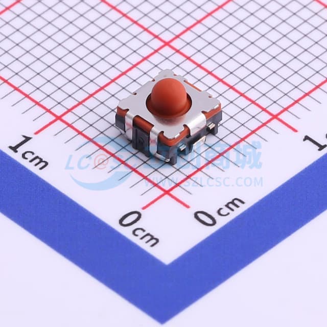 5.4*5.3*4.34mm 立贴 轻触开关实物图
