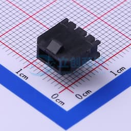 黑色 1x2P 间距:3mm 弯插【插件】缩略图