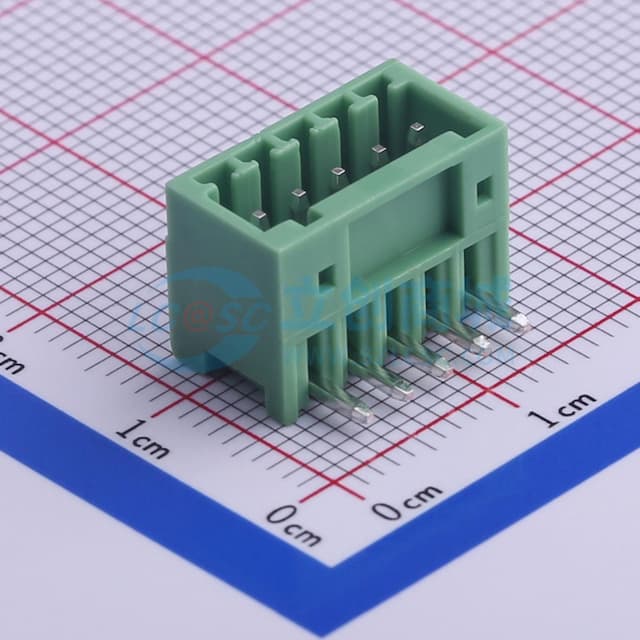 2.5mm 1x5P 排数:1 每排P数:5 【插拔】实物图