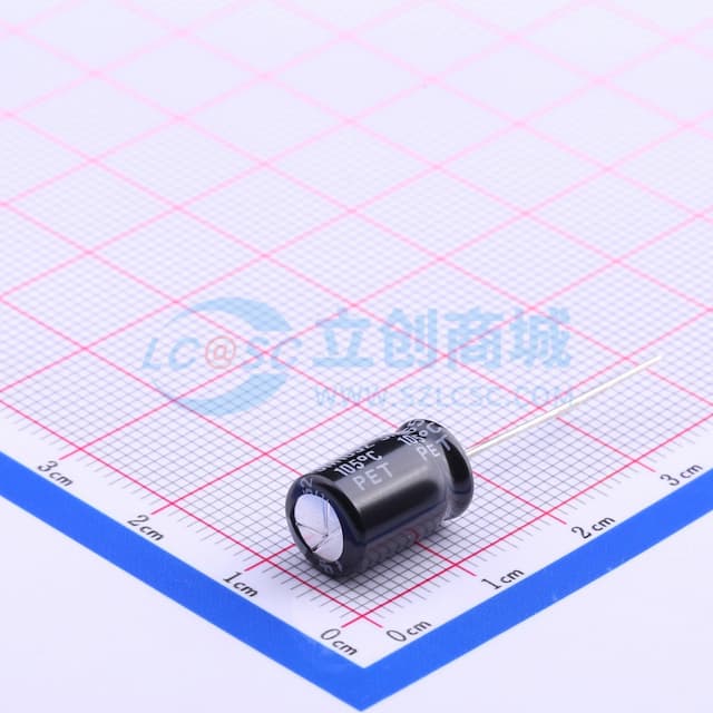 100uF ±20% 50V 【插件】实物图