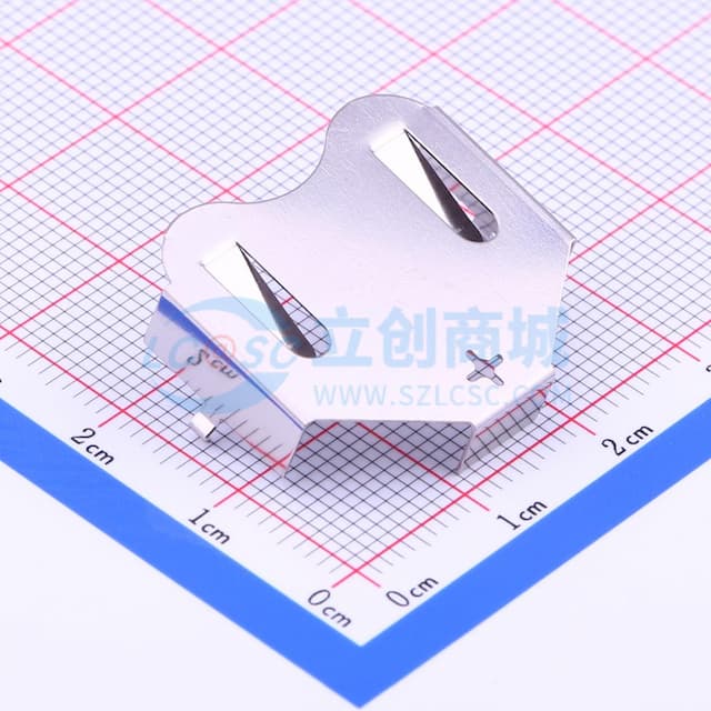 Keystone 电池接触弹片 25.4mmx22.61mmx8.89mm 磷青铜 袋装 【插件】实物图