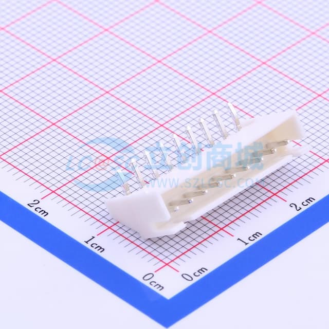 1x9P 间距:2.5mm 弯插 系列:XH 【插件】实物图