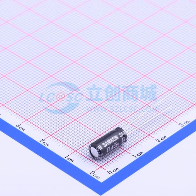 47uF ±20% 35V 【引线】实物图