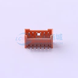 土黃 1x6P 间距:1.25mm 弯插【插件】缩略图