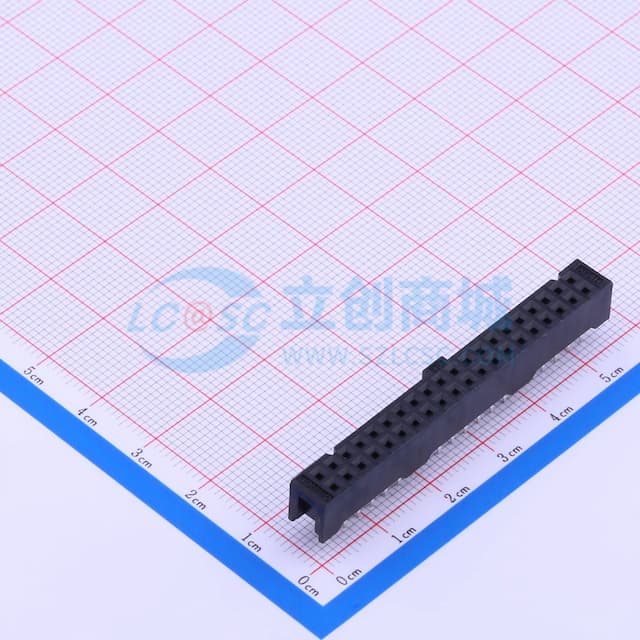 间距:2.54mm 2x20P 直插 【插件】实物图