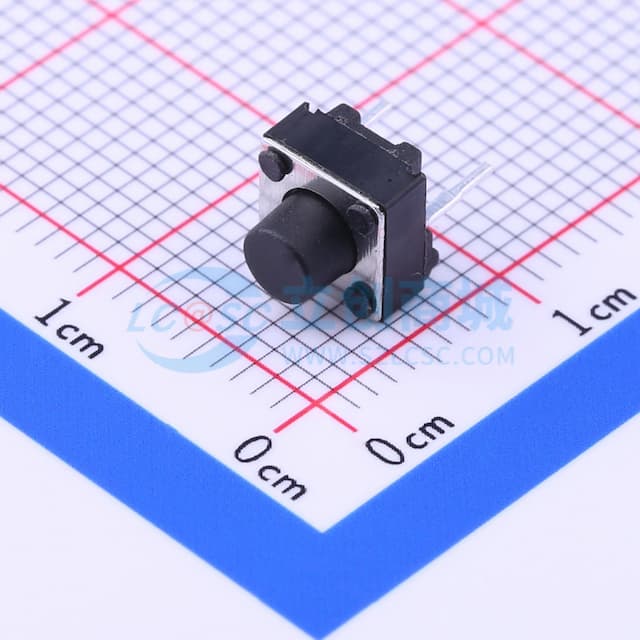 KAN0654-0601B,中两脚直插 【轻触】实物图
