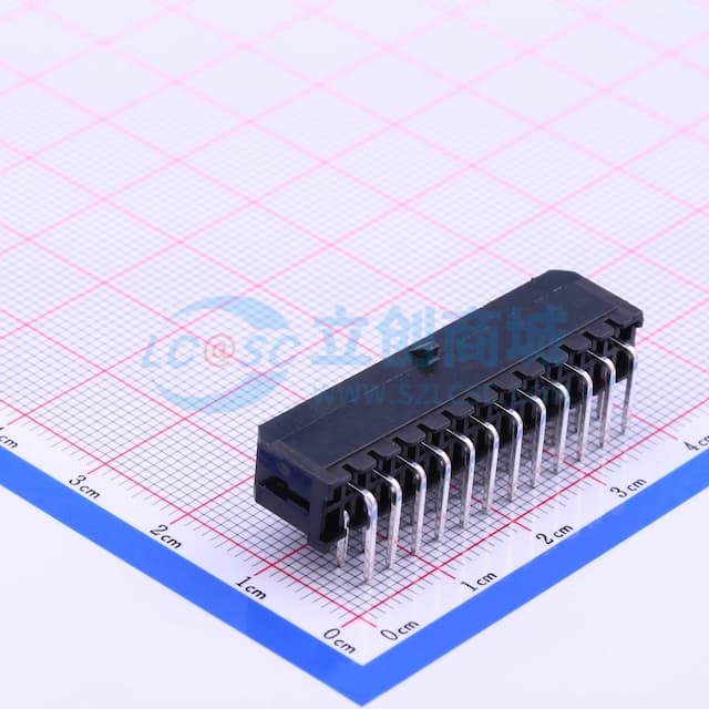 2x12P 间距:3mm 弯插 【插件】实物图