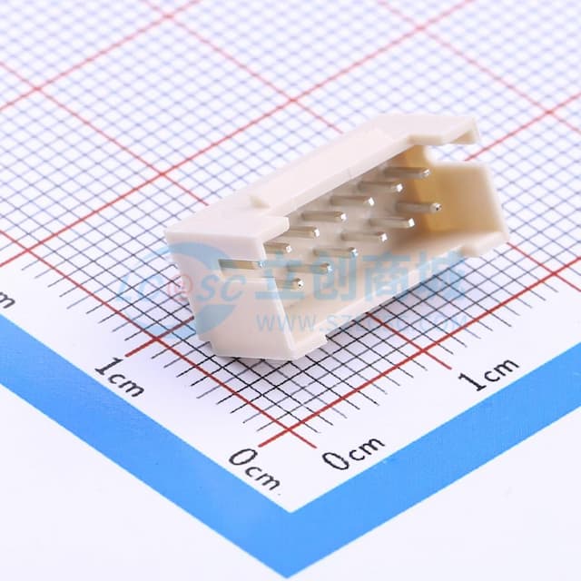 2x7P 间距:2mm 直插 系列:PHB 【插件】实物图