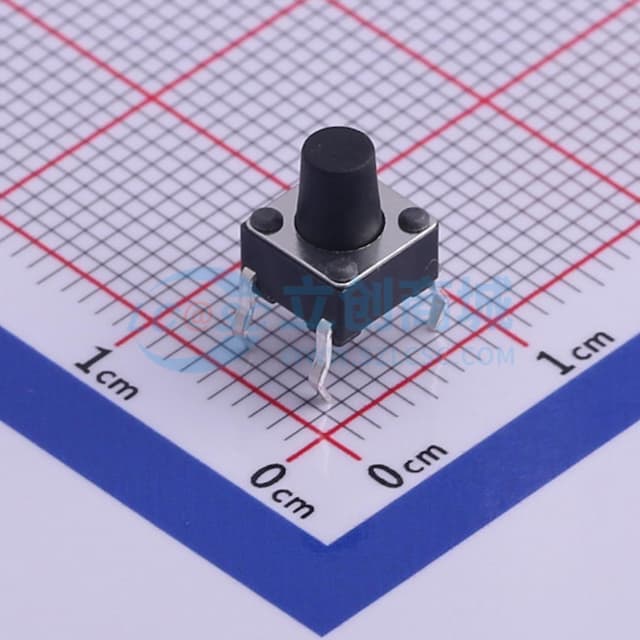 6*6*7.5mm 直插 轻触开关 【轻触】实物图