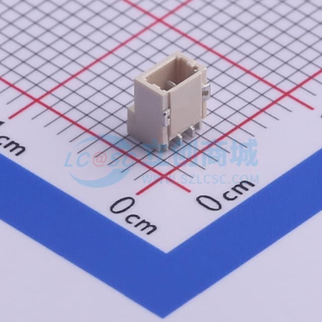 1x2P 间距:1mm 卧贴实物图
