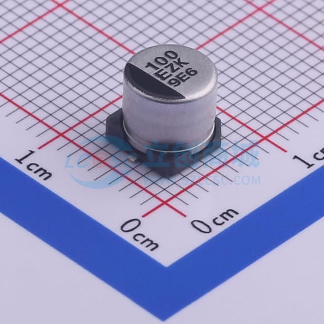 100uF ±20% 25V实物图