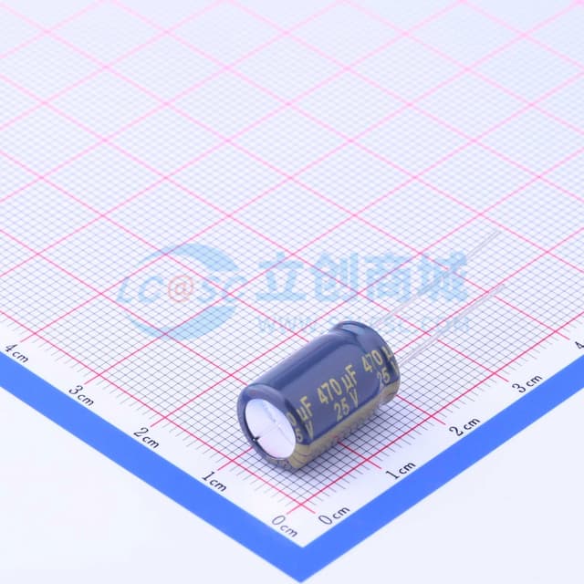 470uF ±20% 25V 【插件】实物图