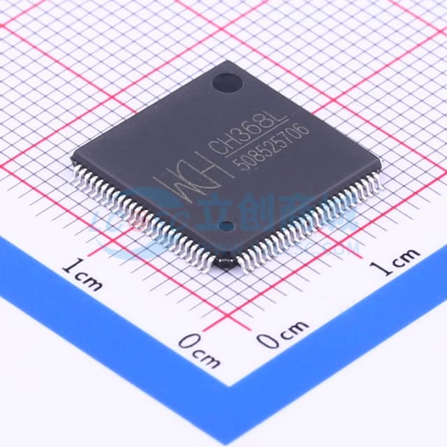 PCIE总线接口芯片CH368实物图