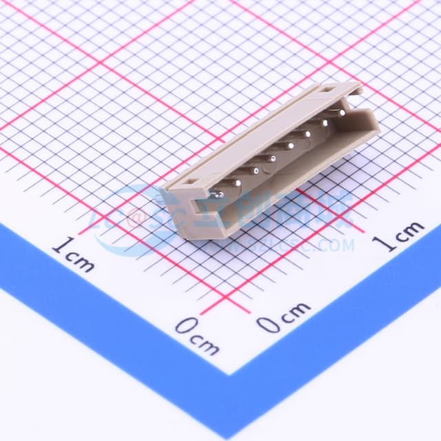系列:ZH 间距:1.5mm 1x8P【插件】实物图