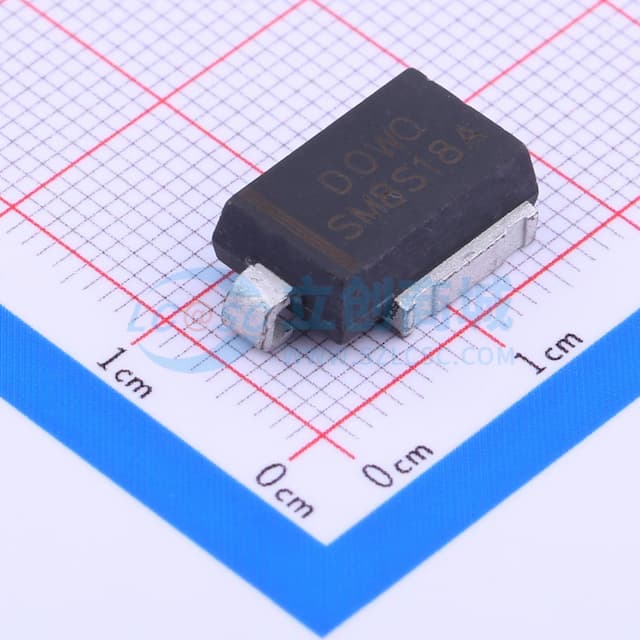 单向TVS 18V截止 峰值脉冲电流：226A实物图