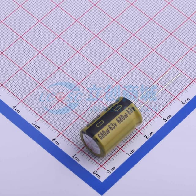 680uF ±20% 63V 【插件】实物图
