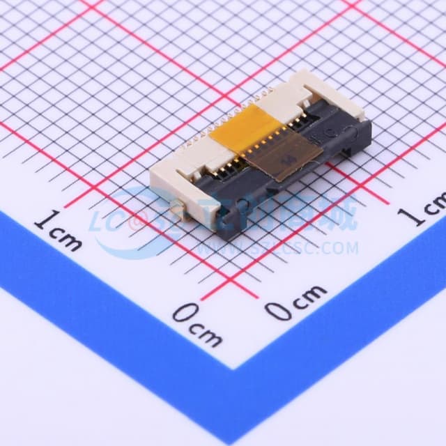 间距:0.5mm P数:14P 抽屉式实物图