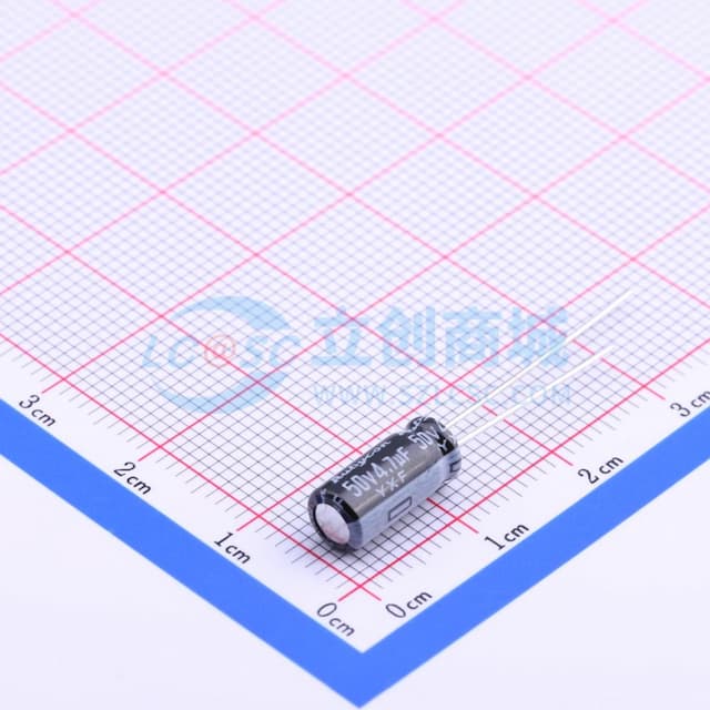 4.7uF ±20% 50V 【引线】实物图