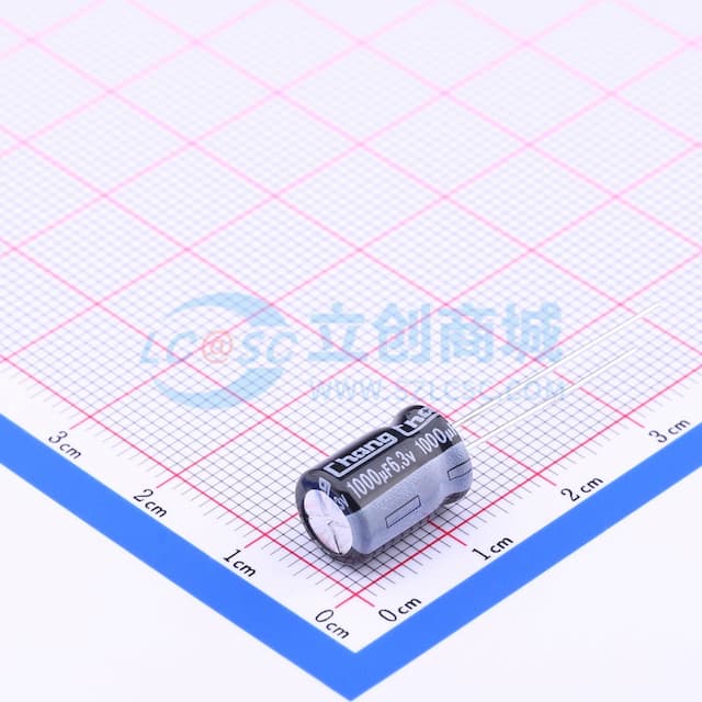 1000uF ±20% 6.3V 【插件】实物图