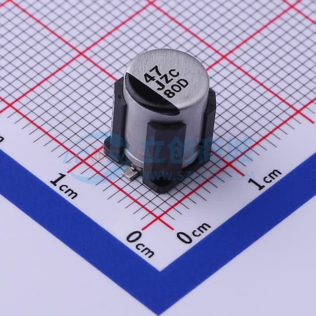 47uF ±20% 63V实物图
