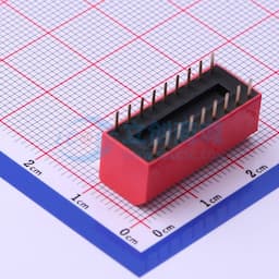 间距2.54mm 琴键 9位拨码开关 【拨码】缩略图