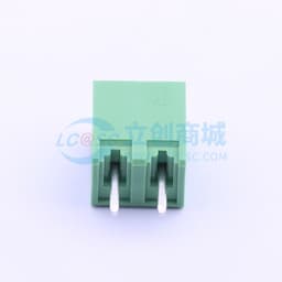 1x2P 5.08mm 排数:1 每排P数:2 【插件】缩略图