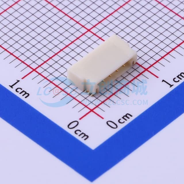 1x4P 间距:1.25mm 卧贴实物图