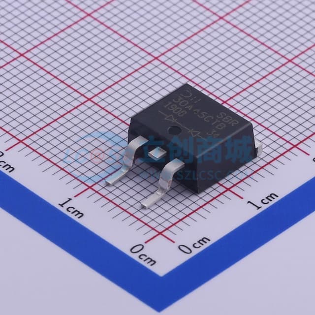 SBR30A45CTB-13实物图