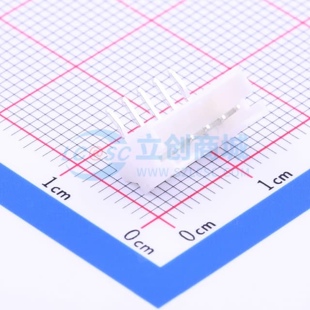 1x5P 间距:2mm 弯插 系列:PH【插件】实物图