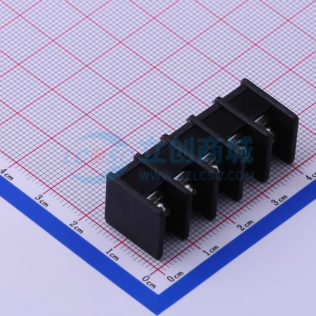 7.62mm 1x5P 每排P数:5 排数:1 直针 中脚 【栅栏】实物图