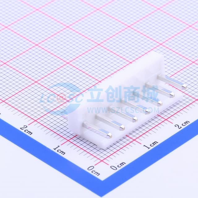 1x7P 间距:3.96mm 直插 系列:VH 【插件】实物图