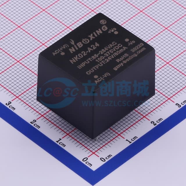 2W AC/DC模块电源，宽输入电压范围，高效率，高功率密度 【电源】实物图