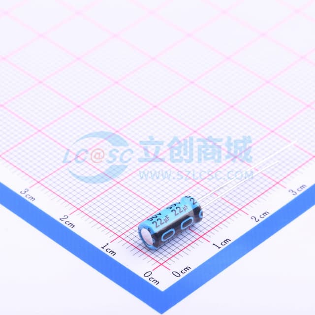 22uF ±20% 50V 【引线】实物图